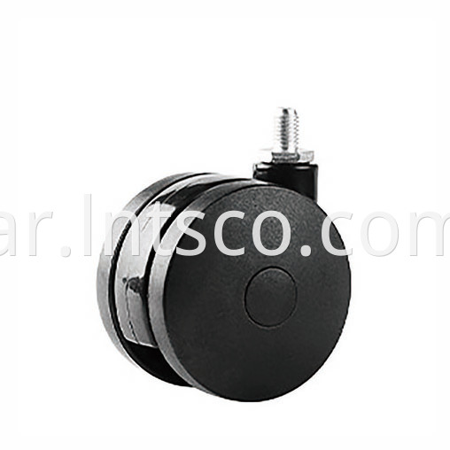 lightweight Threaded Stem Swivel Casters with Nylon Wheels